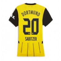 Borussia Dortmund Marcel Sabitzer #20 Replika Hemmatröja Dam 2024-25 Kortärmad